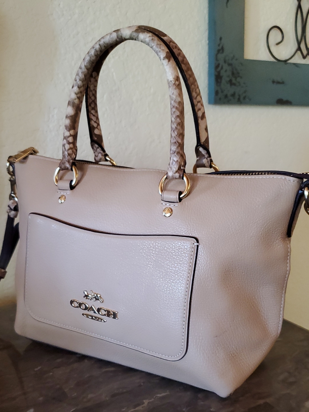 Coach Exotic Mini Emma Satchel Crossbody - Picture 4 of 15